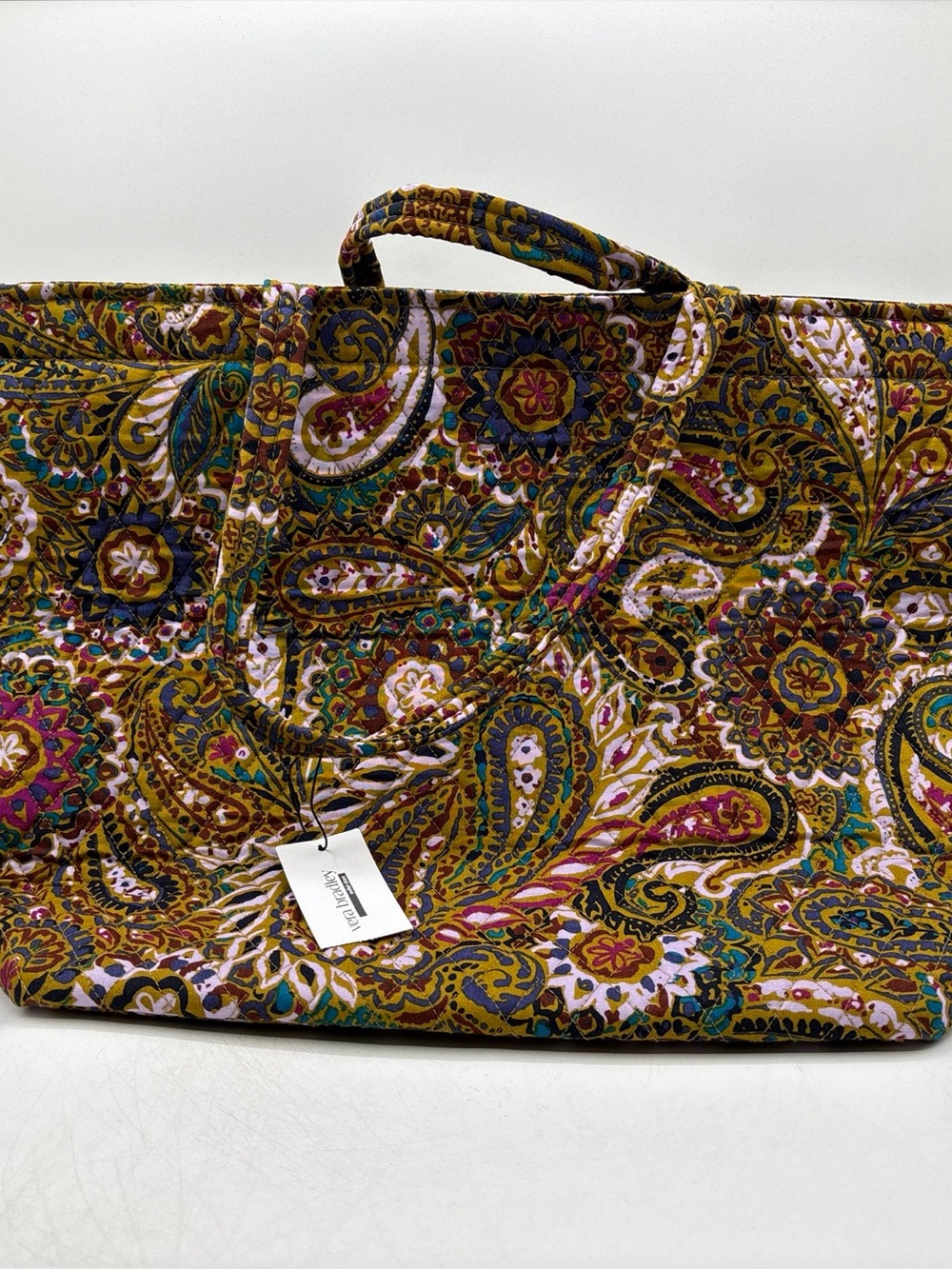Vera Bradley Essential Grand Tote Women’s Cotton Buta Spray 51661-20344 NWT